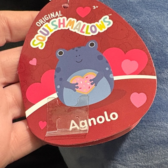 Squishmallows Blue Frog Agnolo - Picture 3 of 4